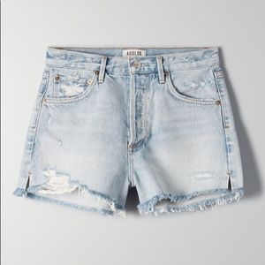 Agolde Jaden Shorts in Broken